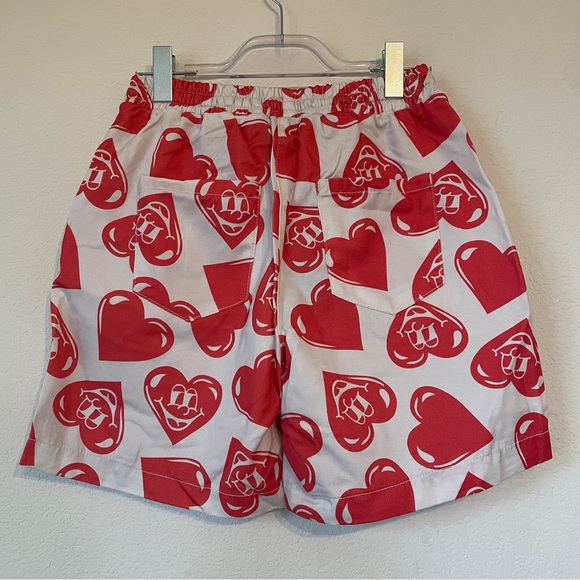 Lazy Oaf Happy Heart Shorts - Picture 2 of 5